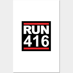 Run 416 Posters and Art